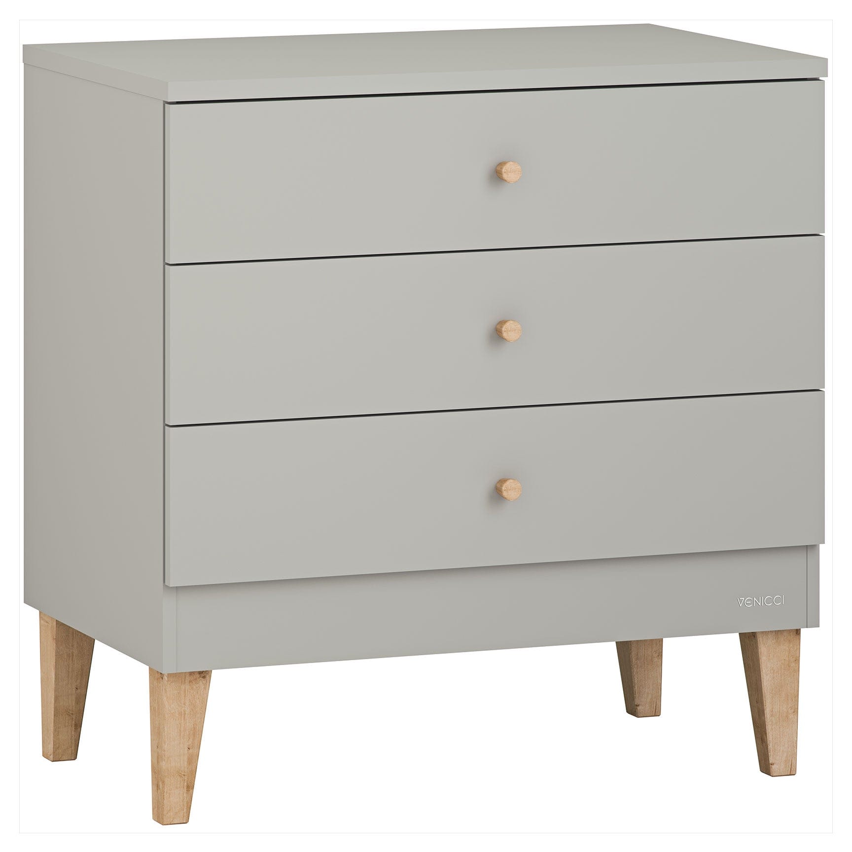 Venicci dressers & changers Venicci Saluzzo Chest in Warm Grey SALCHE_WGREY_2BOX