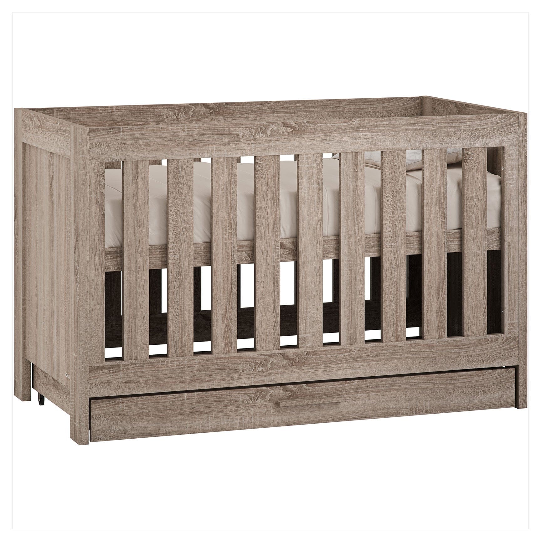 Venicci Nursery Room Sets Venicci Forenzo 3 Piece Roomset in Truffle Oak