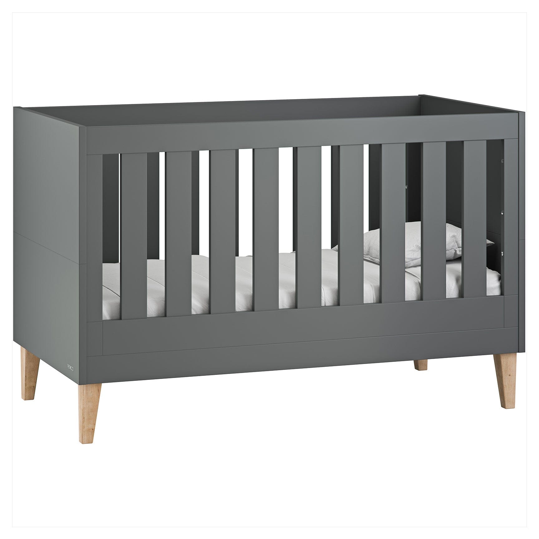 Venicci Nursery Room Sets Venicci Saluzzo 2 Piece Dresser Roomset in Graphite